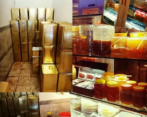 عسل برای لبنیاتی