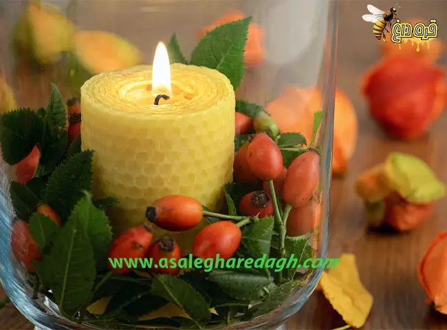 فروش عمده موم طبیعی شمع
