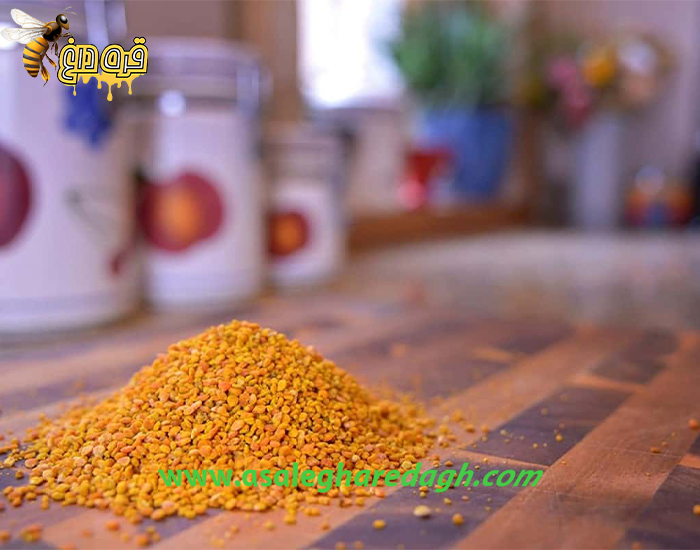 گرده گل تازه بدون آلرژی