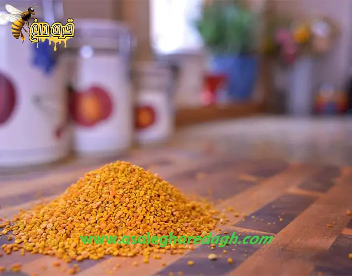 گرده گل تازه بدون آلرژی