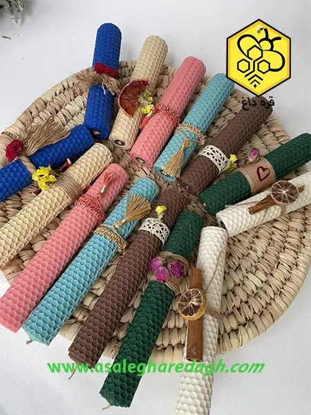 موم طبیعی شمع سازی