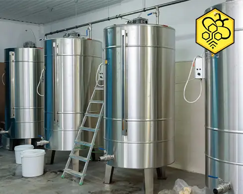 منبع دوجداره رسگیر عسل